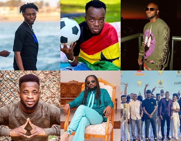 Ghanaian musicians who have released songs in support of the Black Stars