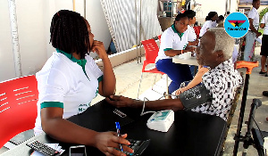 The free health screening forms part of activities for the centre's 5th anniversary celebration