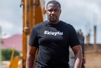 Ghanaian actor cum politician John Dumelo