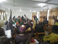 Bawku Assembly members at the meeting