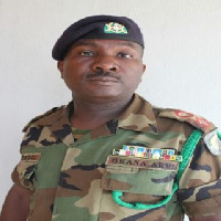 Lieutenant Colonel GNK Hoenyedzi, Commanding Officer of 2 Battalion of Infantry (2Bn)