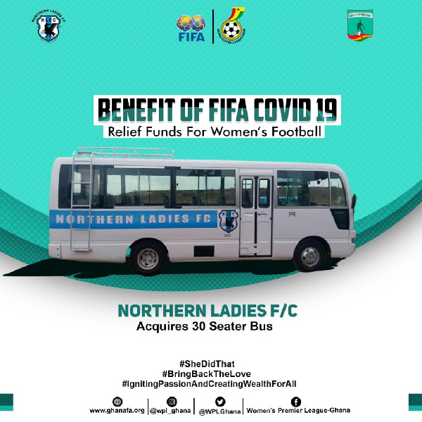 Northern Ladies FC acquire new bus