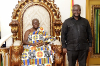 Otumfuo Osei Tutu II and Francis Asenso-Boakye