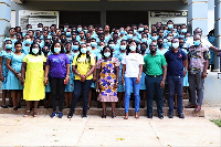 Organizers and participants of the training in a photo