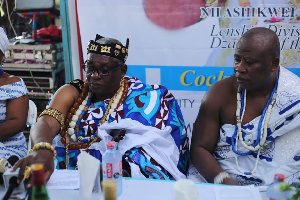 Nii Ashikwei Kwaobotwe is the Dzasetse of Teshie Paramount Stool and Divisional Chief of Lenshie