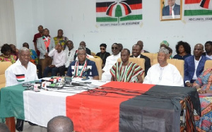 Amissah-Arthur, Asiedu Nketia with other members of NDC