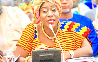 Former Creative arts and Tourism Minister, Catherine Afeku