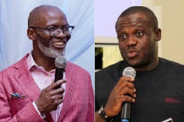 Gabby Otchere-Darko and Ningo Prampram MP, Sam George