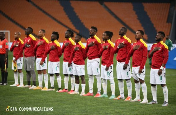 Black Stars in a group photo