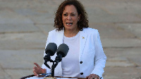 US Vice President, Kamala Harris at the Slave Trade Castle, Cape Coast