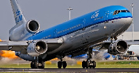 File photo of a KLM aircraft