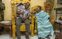 President Mahama and Offinsohene Nana Wiafe Akenten