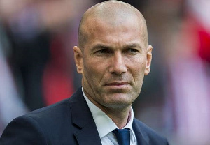 Real Madrid coach Zinedine Zidane