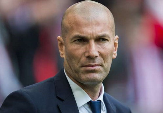 Real Madrid coach Zinedine Zidane