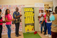 The sanitary pad bank launched by the NGOs