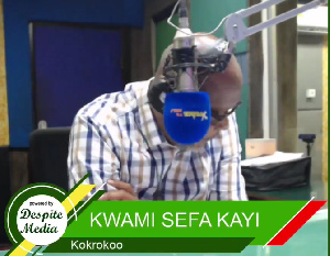 Host of Kokrokoo, Kwame Sefa Kayi