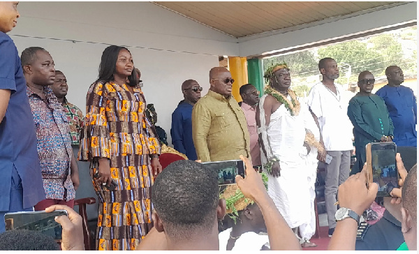 Nana Addo Dankwa Akufo-Addo at Elmina