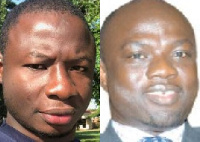 The late Ahmed Suale (left), the late JB Danquah-Adu (right)