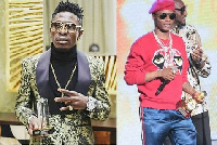 Dancehall artiste, Shatta Wale and Wizkid