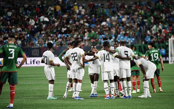 Black Stars in a group photo