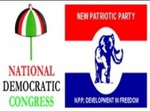 National Democratic Congress and New Patriotic Party emblem