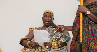 Otumfuo Amoah Sasraku III, the Paramount Chief of Twifo Hemang