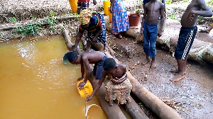 This is the source of water for residents of Akatawiah