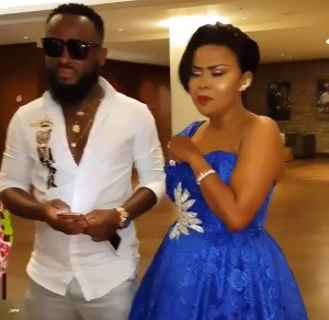 Nana Ama and husband, Maxwell