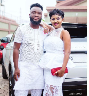 File photo; Nana Ama McBrown and her husband