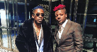 Dancehall artiste, Shatta Wale and rapper Pope Skinny