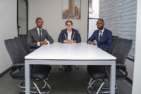 From left: Hafi Barry, Meryem Habibi, and Nana Yaw Owusu Banahene