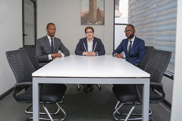 From left: Hafi Barry, Meryem Habibi, and Nana Yaw Owusu Banahene