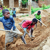 Child labour is often defined as work that deprives children of their childhood