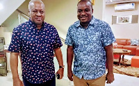 John Mahama with the Alhassan Sualihu Dandaawa