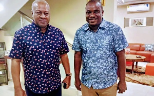 John Mahama with the Alhassan Sualihu Dandaawa