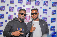 Rapper Sarkodie and musician, Nautyca