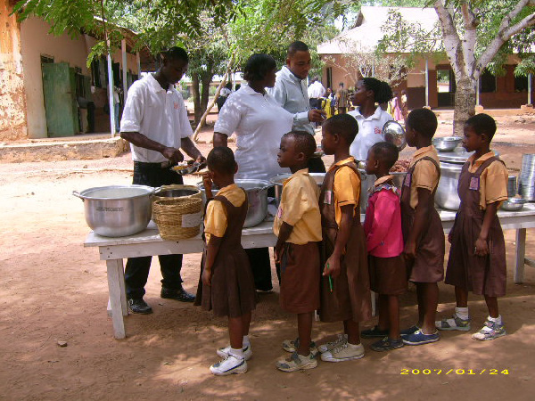 File photo: School feeding programme