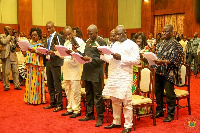 Some ministers pledging their allegiance