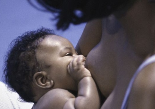 File photo: Breastfeeding mother and her child