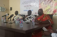 Traditional leaders at the launch of development project in Cape Coast