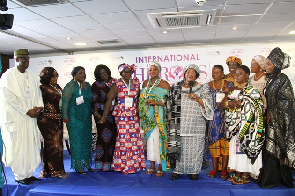 Dr Joyce Banda, Ex President of Malawi with patrons at the event