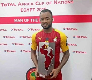 Jordan Ayew was MOTM in Ghana's game against Benin