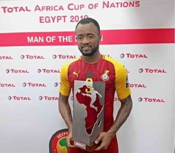 Jordan Ayew was MOTM in Ghana's game against Benin