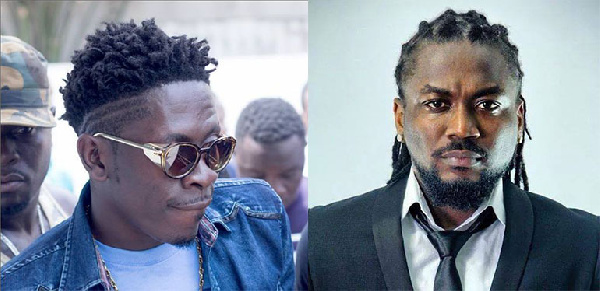 Dancehall artistes Shatta Wale and Samini