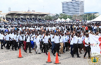 NABCO Trainees during their inauguration