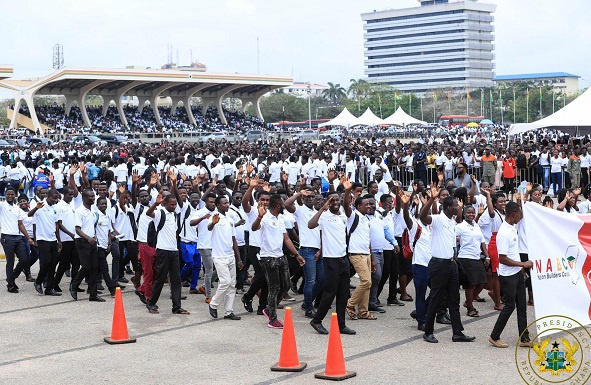 A photo of NABCO trainees