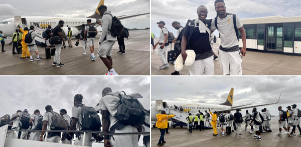 Black Stars players departs for Spain