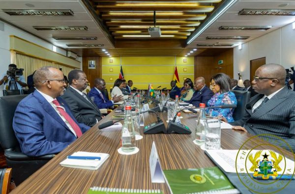 The signing ceremony was held at the Jubilee House in Accra