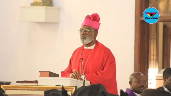 Archbishop Charles Palmer-Buckle preached at the Requiem Mass for Rawlings