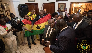 President Akufo Addo With Members Of The Ghanaian Community In Malta